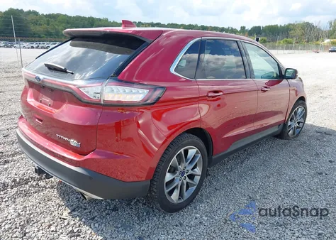 2015 Ford Edge Titanium z USA, uszkodzony, nr VIN 2FMTK4K9XFBB66863